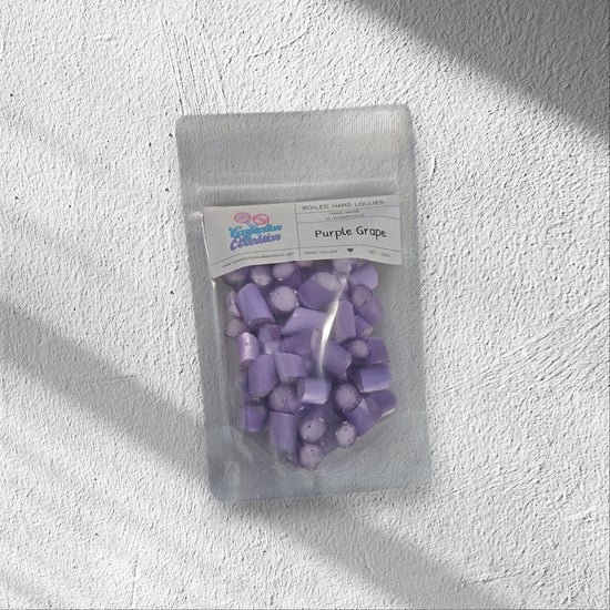 Purple Grape Rock Lollies