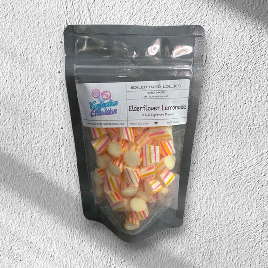 Lemonade, Elderflower Rock Lollies