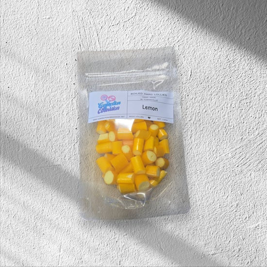 Lemon Rock Lollies