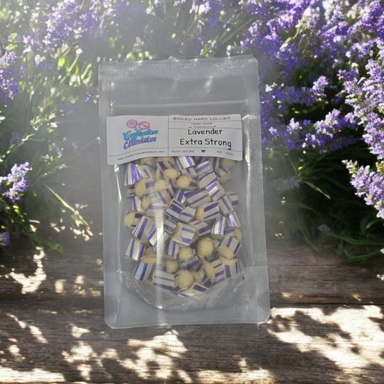 Lavender Extra Strong Rock Lollies