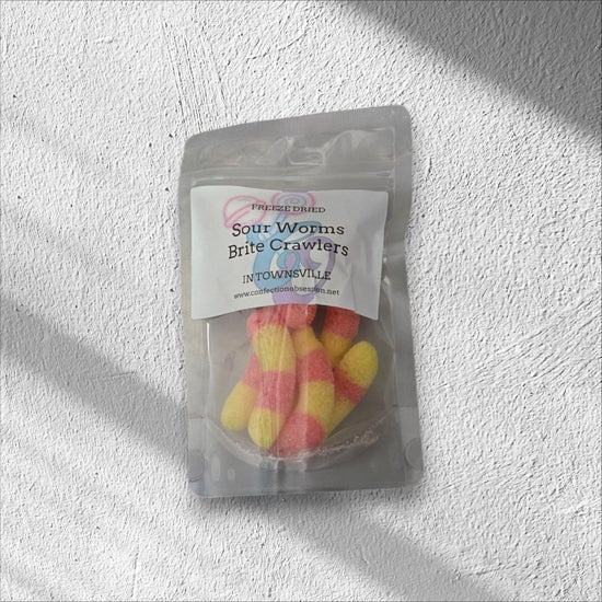 Freeze Dried Brite Crawlers / Sour Worms