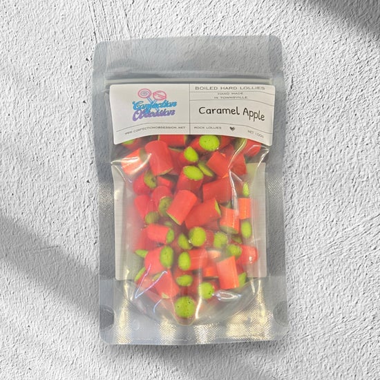 Caramel Apple Rock Lollies