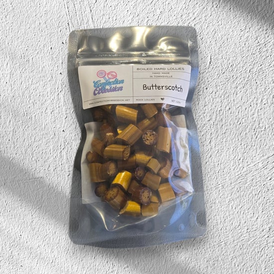 Butterscotch Rock Lollies