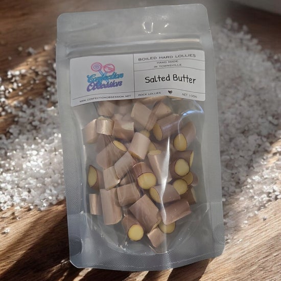 Butter, Salted Rock Lollies (contains salt)