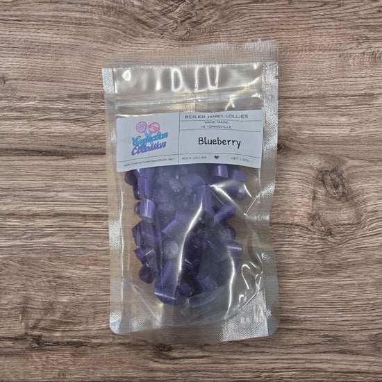 Blueberry Rock Lollies
