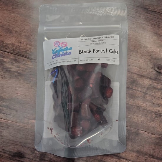 Black Forest Cake Rock Lollies 100g