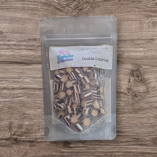 Licorice, Double Strength Rock Lollies