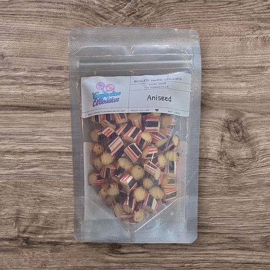 Aniseed Rock Lollies 100g