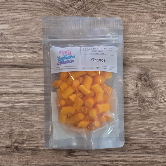 Orange Rock Lollies